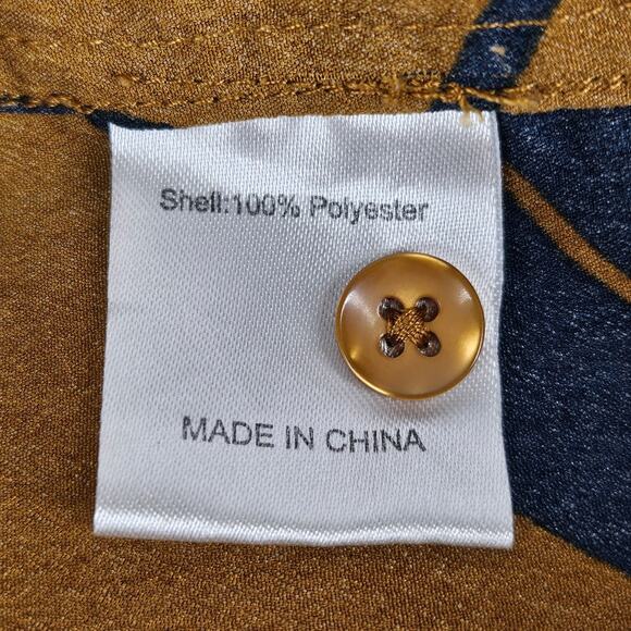 SHADES OF GREY BY MICAH COHEN MEN'S BUTTON UP SHORT SLEEVE SHIRT SIZE MEDIUM - Picture 8 of 11